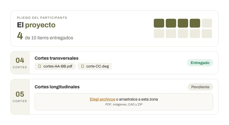 Proyecto de participante